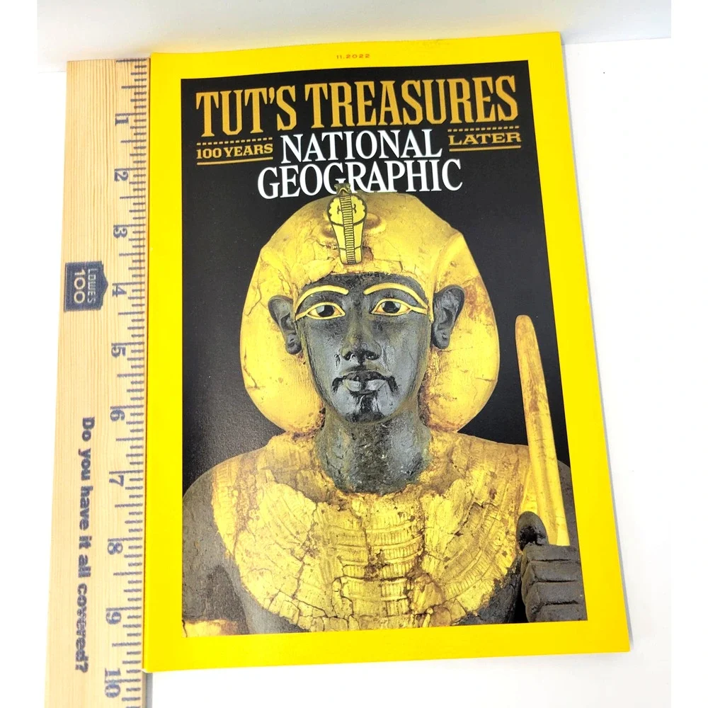 National Geographic Magazine Tut's Treasures November‎ 2022 Egypt History Issue